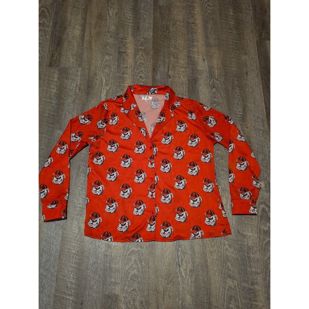 UGA Georgia Bulldogs Dawgs Pajama Top Sleepwear Stewart Simmons Size XL NCAA